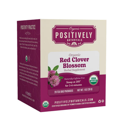 Organic Red Clover Blossoms - Botanical Tea Bags
