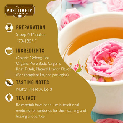 Organic Summer Rose Oolong - Loose Leaf Tea