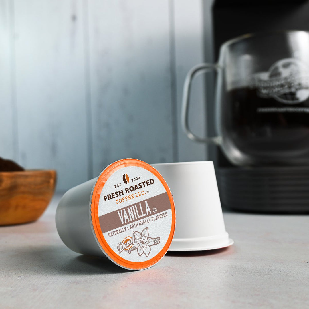 Decaf Vanilla - Flavored Coffee Pods