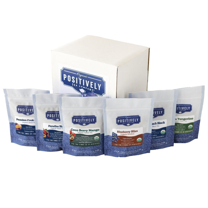 Organic Positively Tea Sampler - Market Fresh & Fruity Mini-Flight