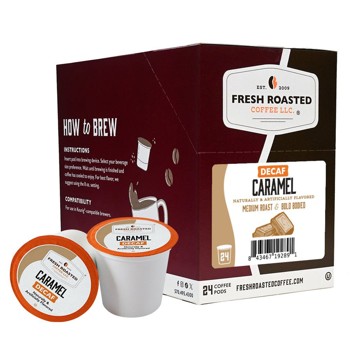 Decaf Caramel - Flavored Coffee Pods