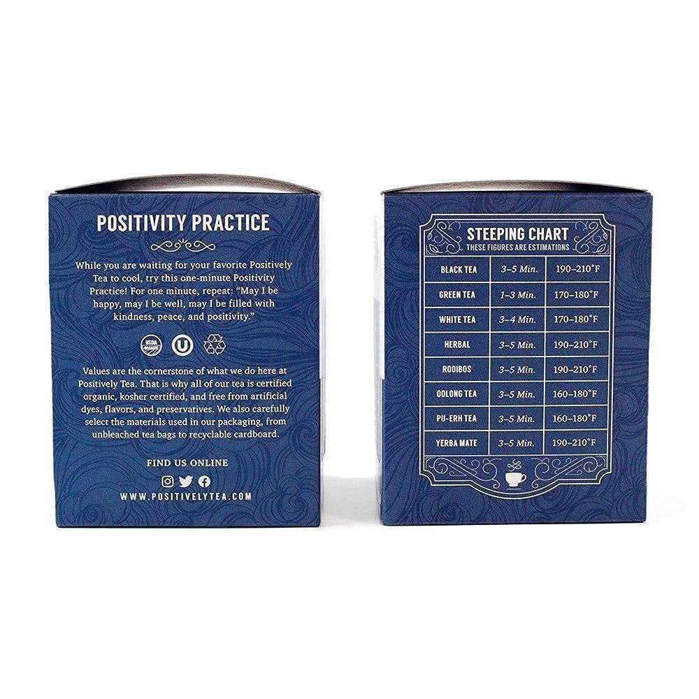 Organic Positively Tea Bag Sampler - 120 Count