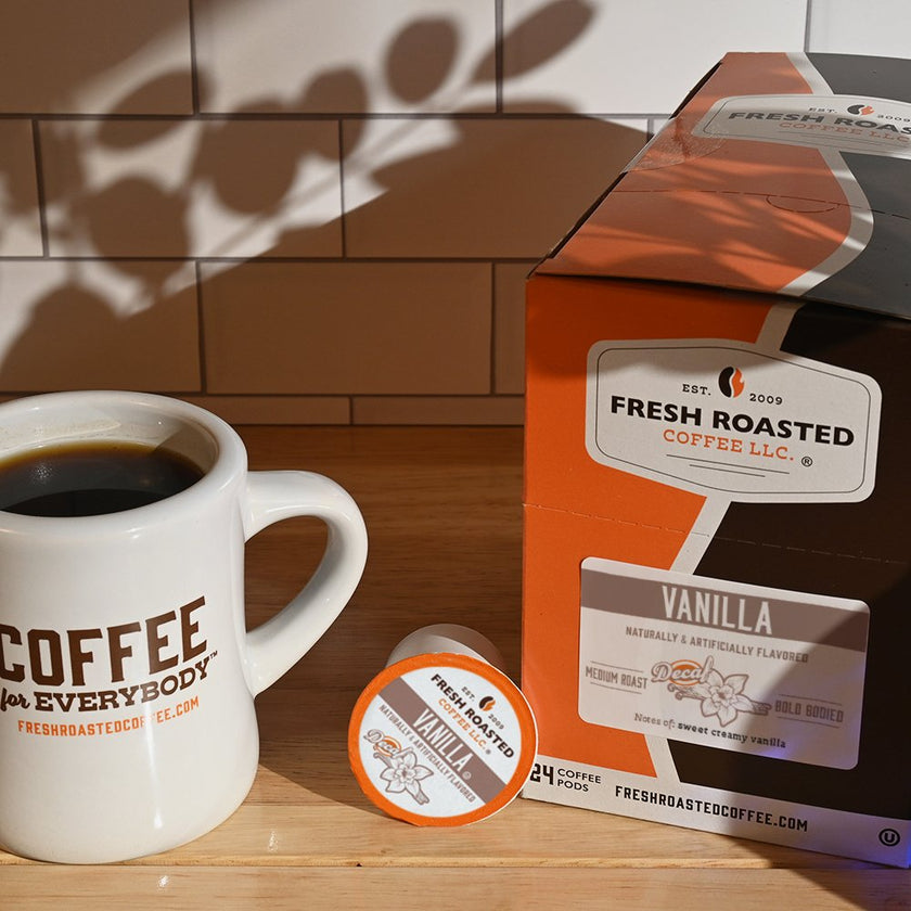 Decaf Vanilla - Flavored Coffee Pods