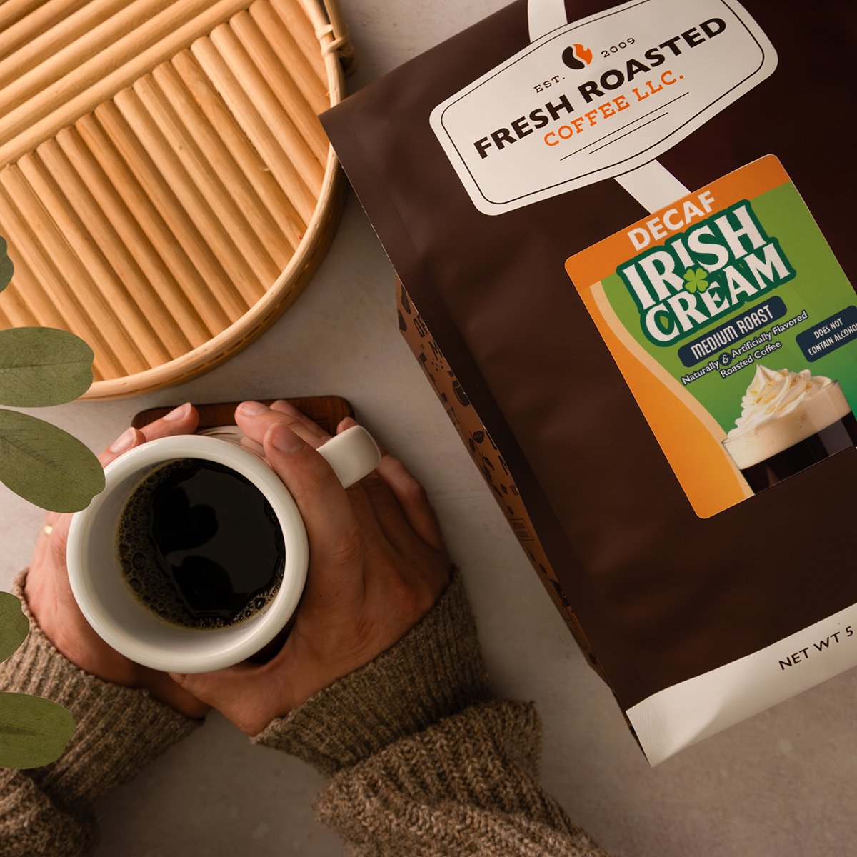Decaf Irish Cream - Flavored Roasted Coffee – Fresh Roasted Coffee