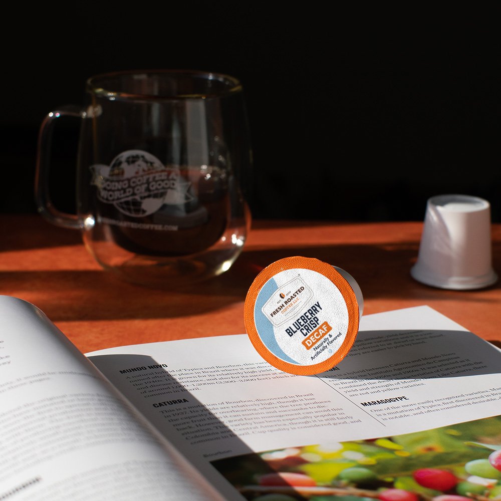 Decaf Blueberry Crisp - Flavored Coffee Pods