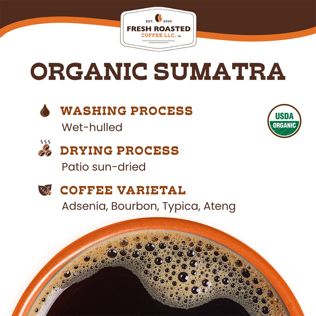 Organic Sumatra - Roasted Coffee