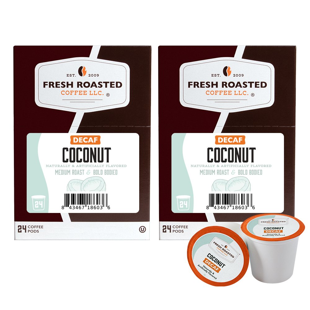 Decaf Coconut - Flavored Coffee Pods