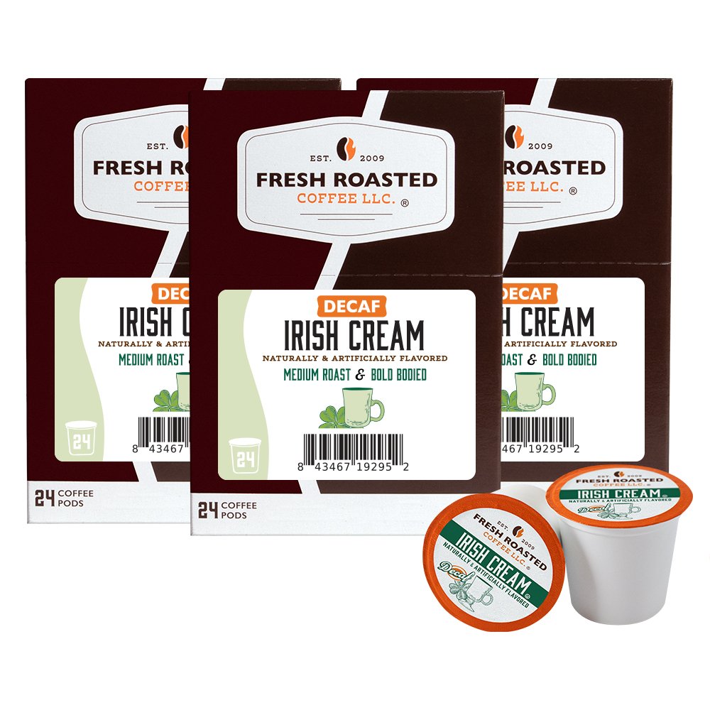 Decaf Irish Cream - Flavored Coffee Pods