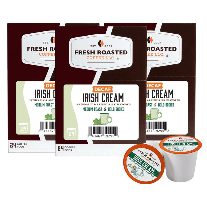 Decaf Irish Cream - Flavored Coffee Pods