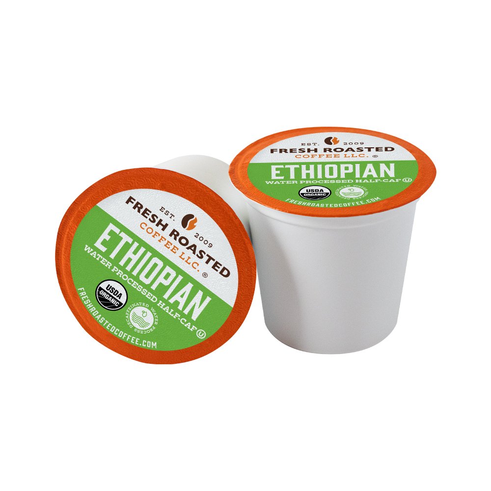 Organic Ethiopian Sidamo Swiss Water Half Caf - Classic Pods