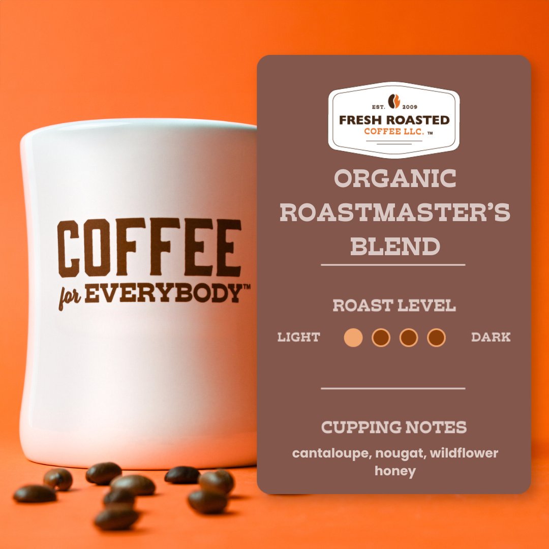Organic Roastmaster's Blend - Roasted Coffee
