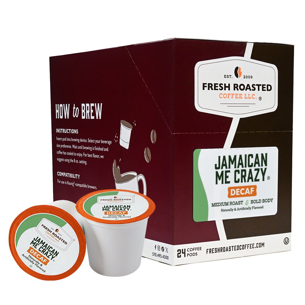 Decaf Jamaican Me Crazy® - Flavored Coffee Pods