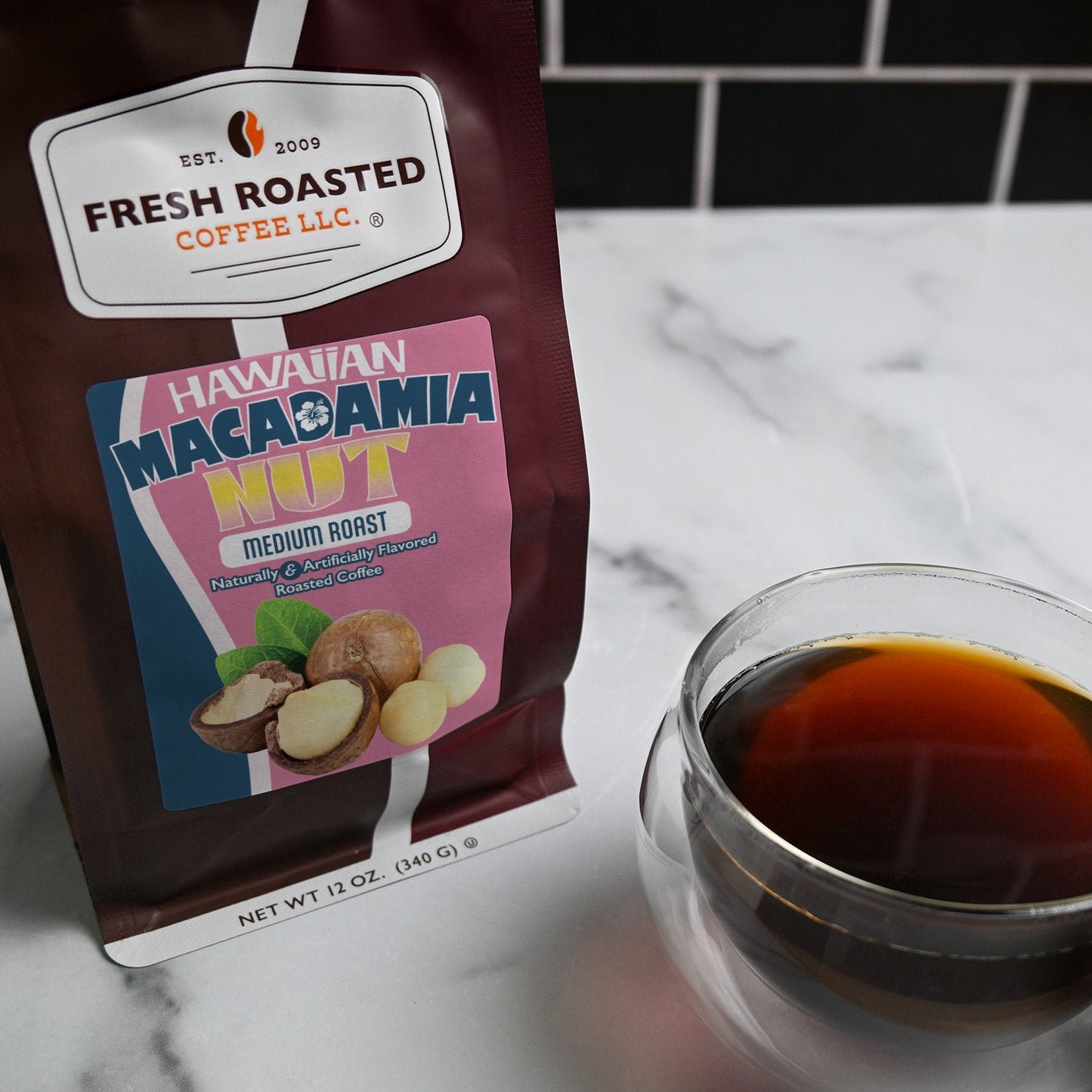 Hawaiian Macadamia Nut - Flavored Roasted Coffee