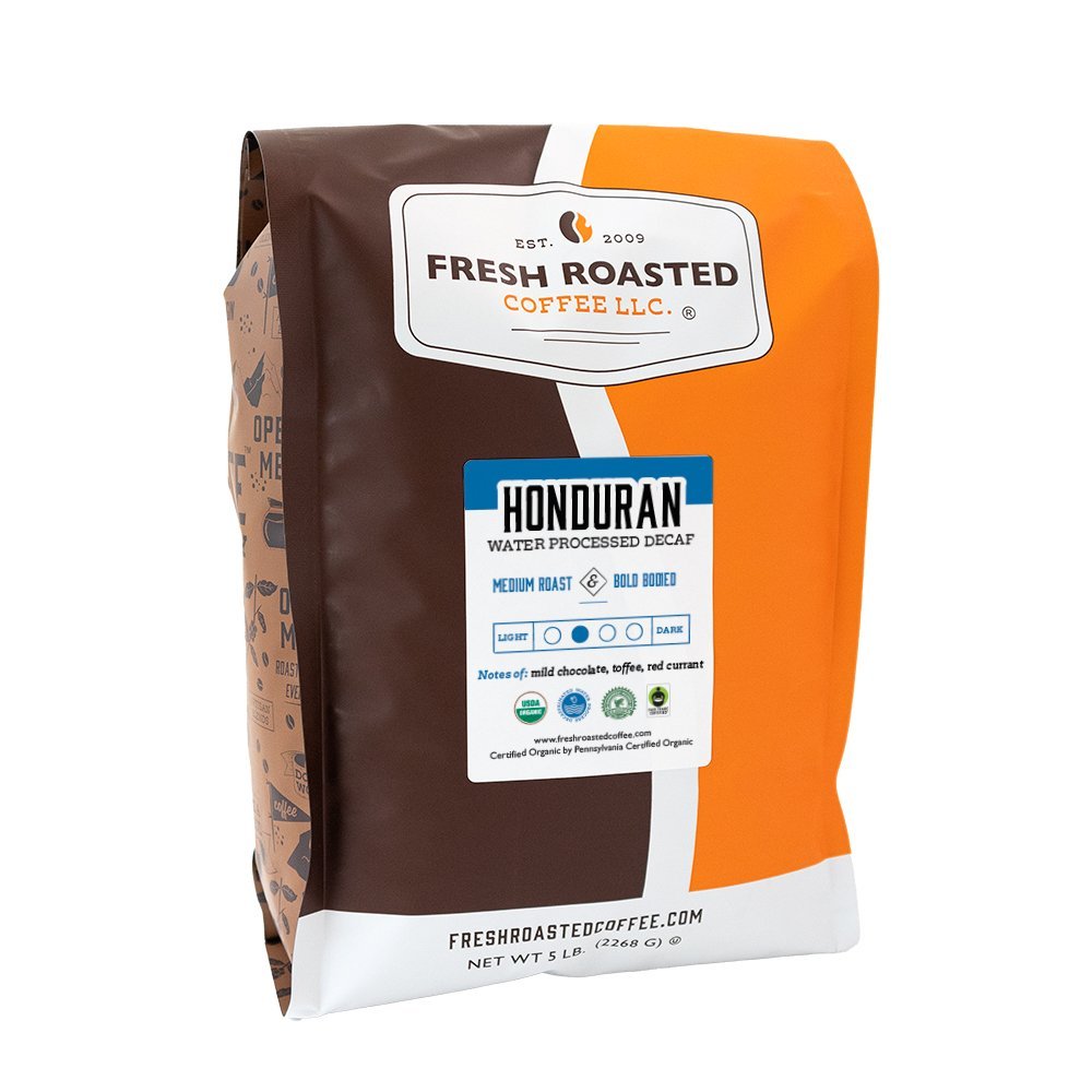 Organic Honduran Water-Processed Decaf - Roasted Coffee