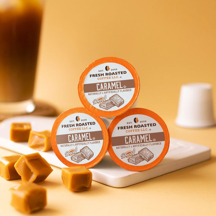 Decaf Caramel - Flavored Coffee Pods