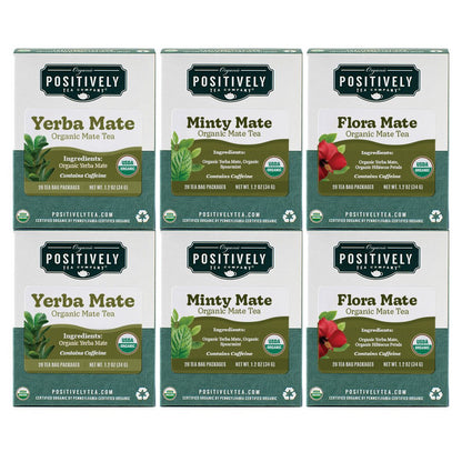 Organic Positively Tea Mate Tea Bag Sampler