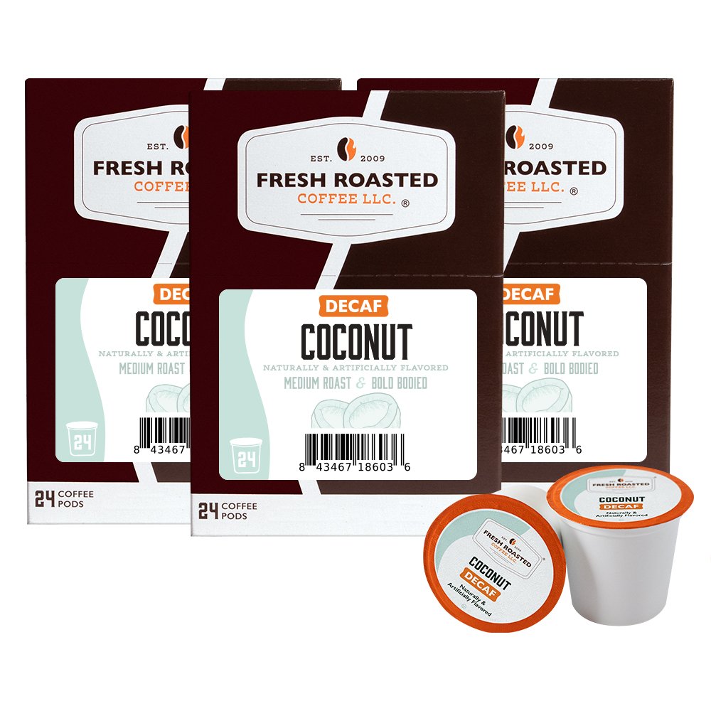 Decaf Coconut - Flavored Coffee Pods
