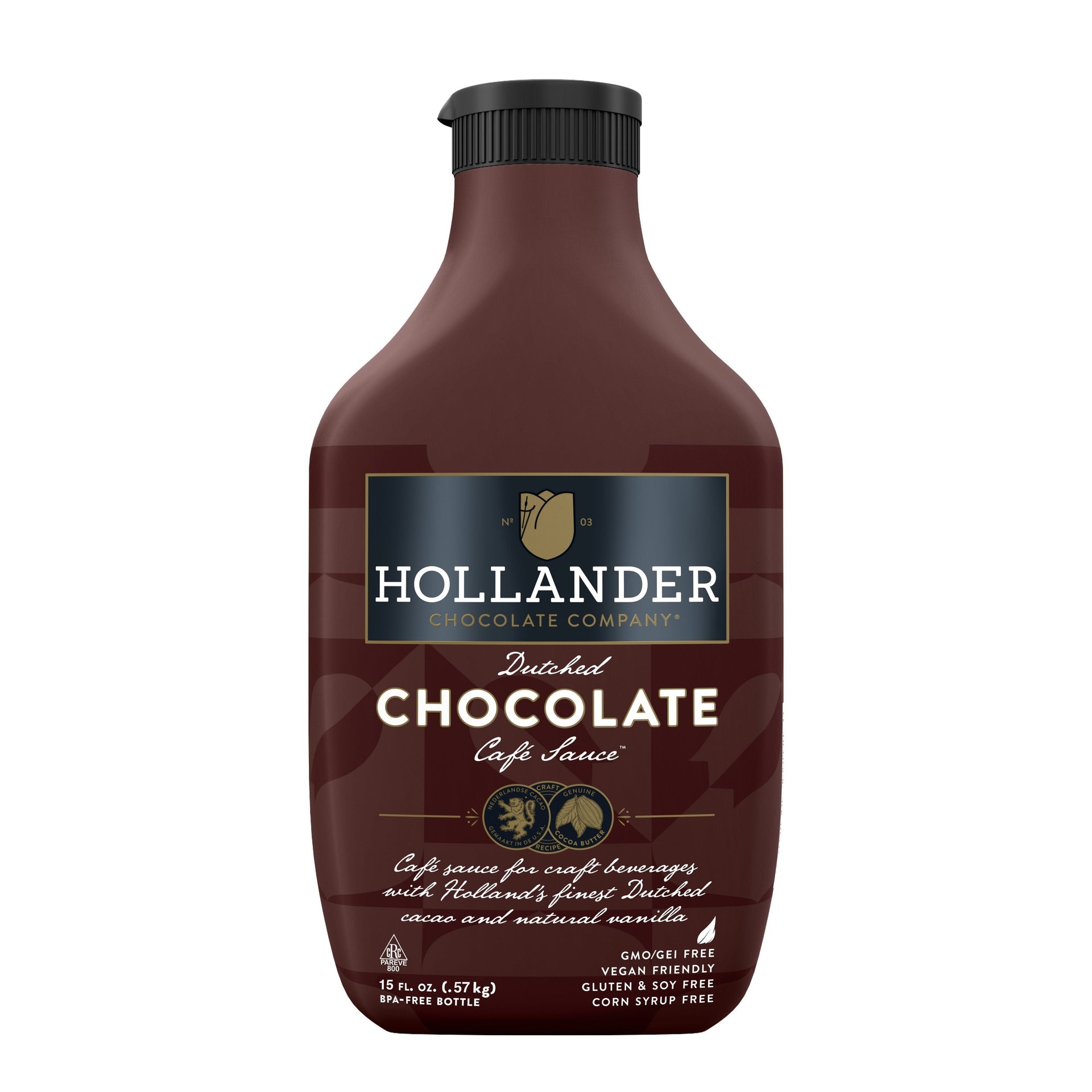 Hollander® Dutched Chocolate Café Sauce - Flavored Sauce