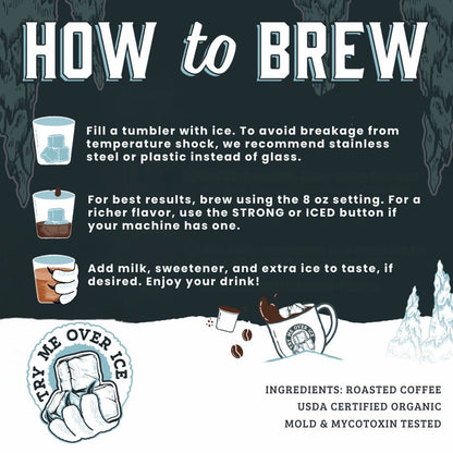 Organic Frostbite Over Ice - Classic Coffee Pods