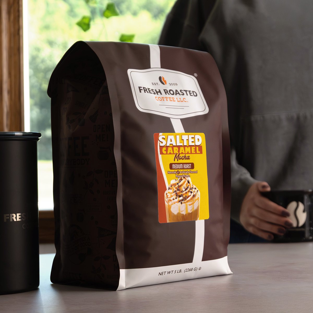 Salted Caramel Mocha - Flavored Roasted Coffee – Fresh Roasted Coffee
