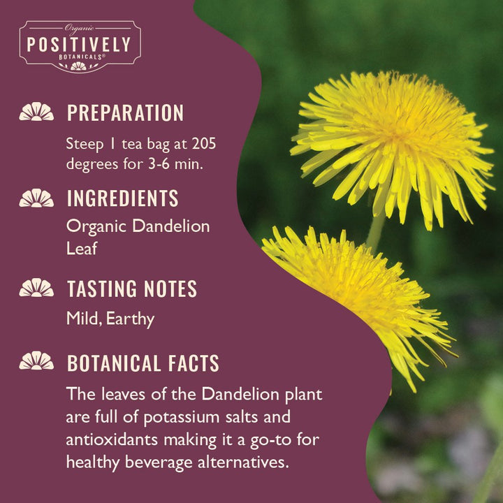 Dandelion Leaf - Botanical Tea Bags