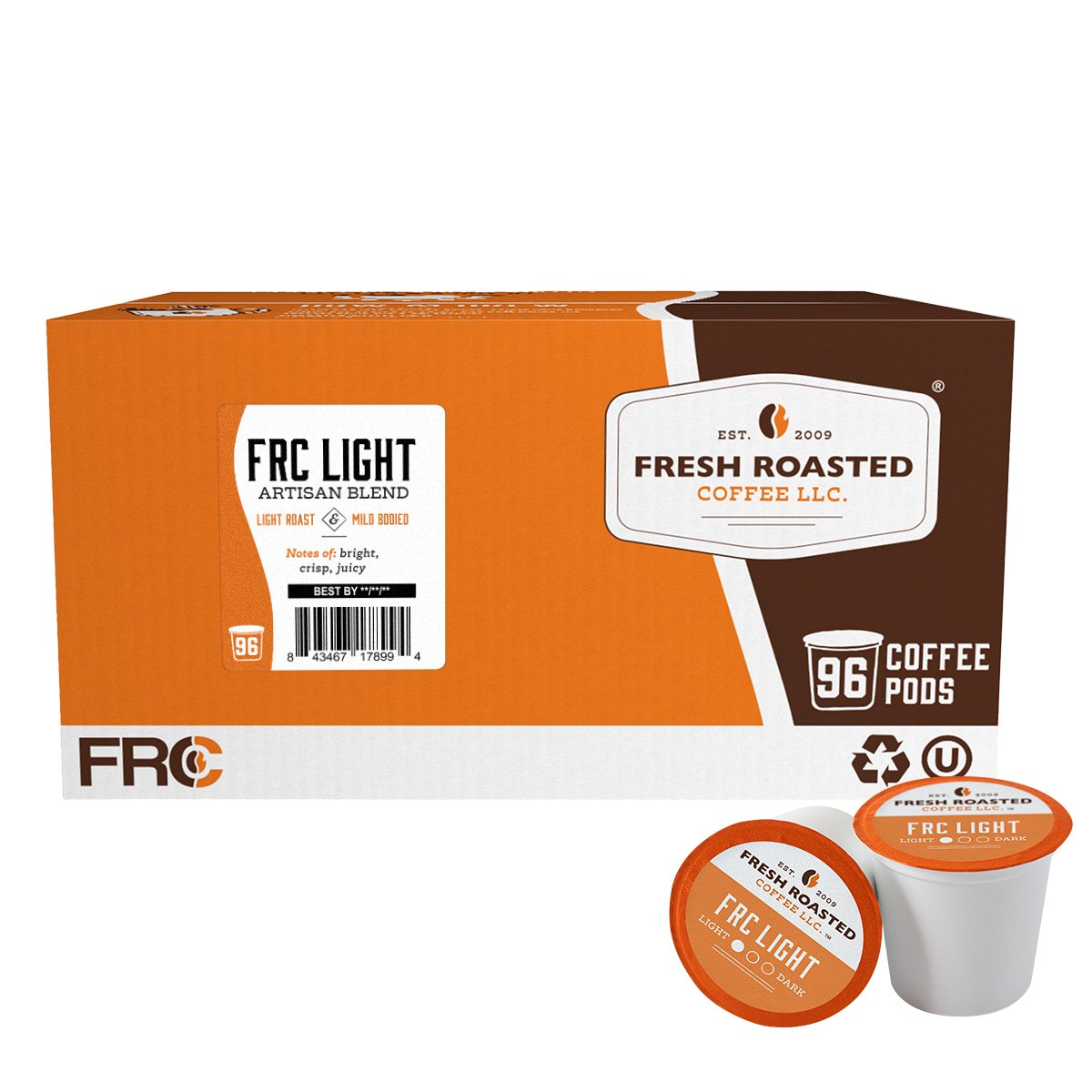 ラテ FRC Premium Light Roast - Classic Coffee Pods