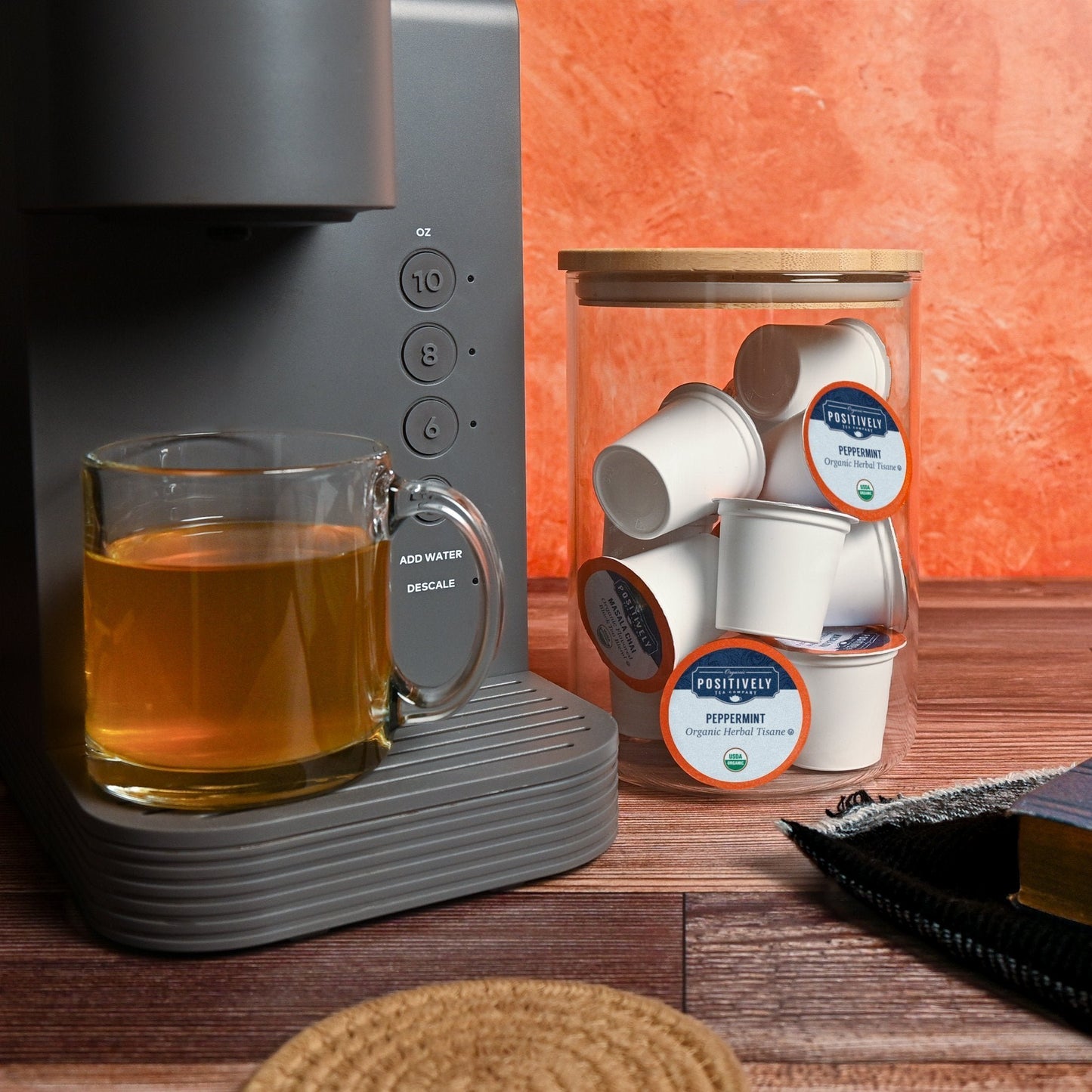 Organic Peppermint Leaf Herbal - Classic Tea Pods