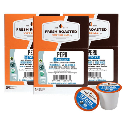 Organic Peru Water-Processed Decaf - Classic Coffee Pods