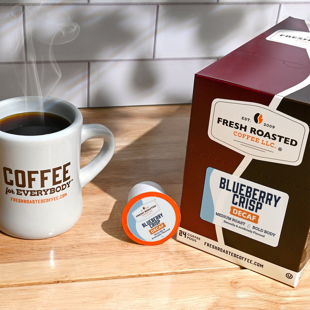 Decaf Blueberry Crisp - Flavored Coffee Pods