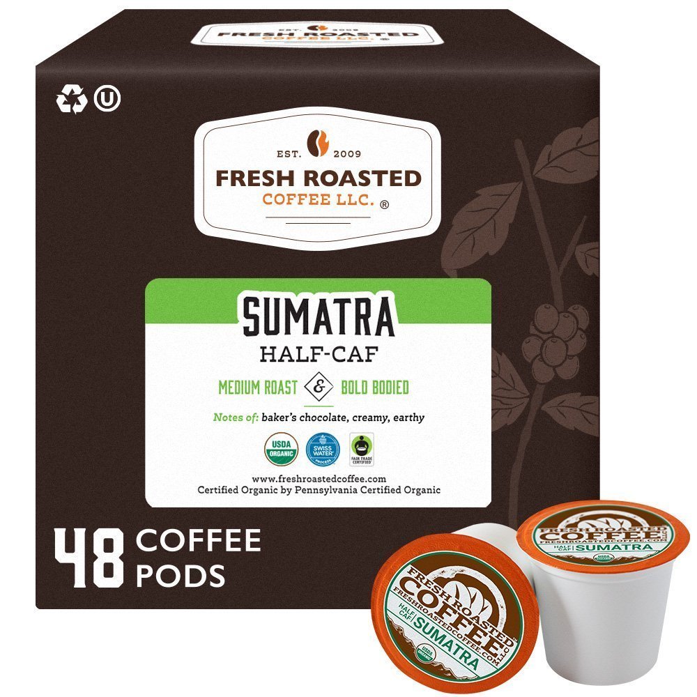Organic Sumatra Water-Processed Half Caf - Classic Pods