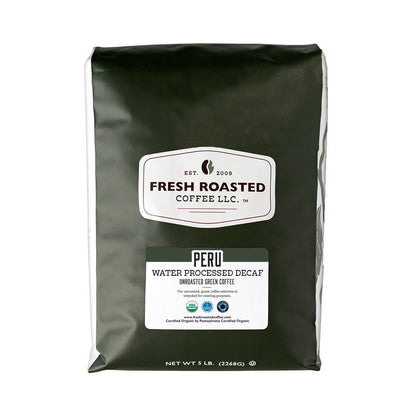Organic Peru Water-Processed Decaf - Unroasted Coffee