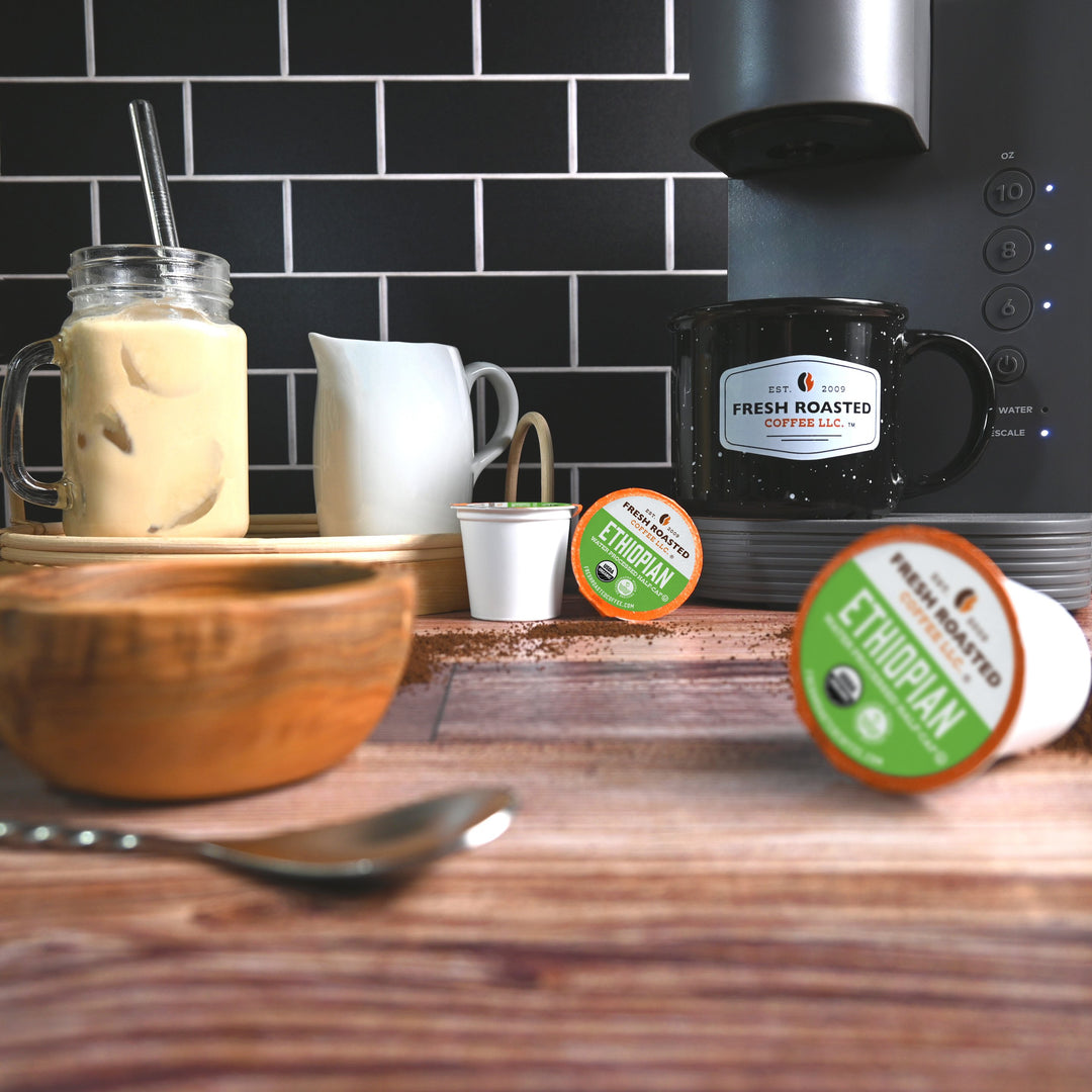 Organic Ethiopian Sidamo Swiss Water Half Caf - Classic Coffee Pods