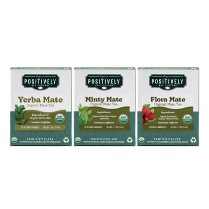 Organic Positively Tea Mate Tea Bag Sampler
