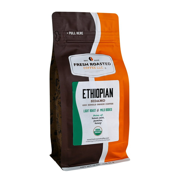 Organic Ethiopian Sidamo - Roasted Coffee