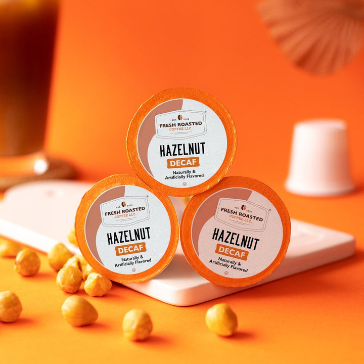 Decaf Hazelnut - Flavored Coffee Pods