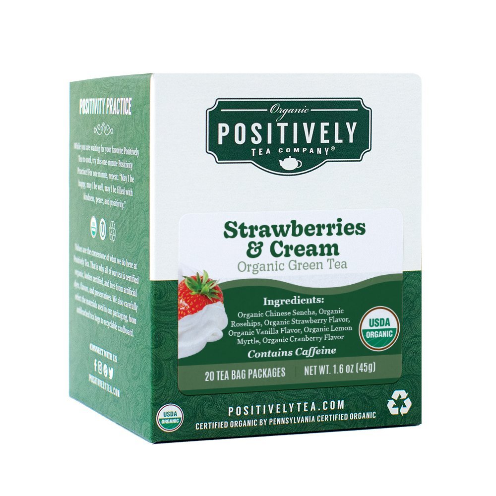 Organic Strawberries and Cream - Tea Bags