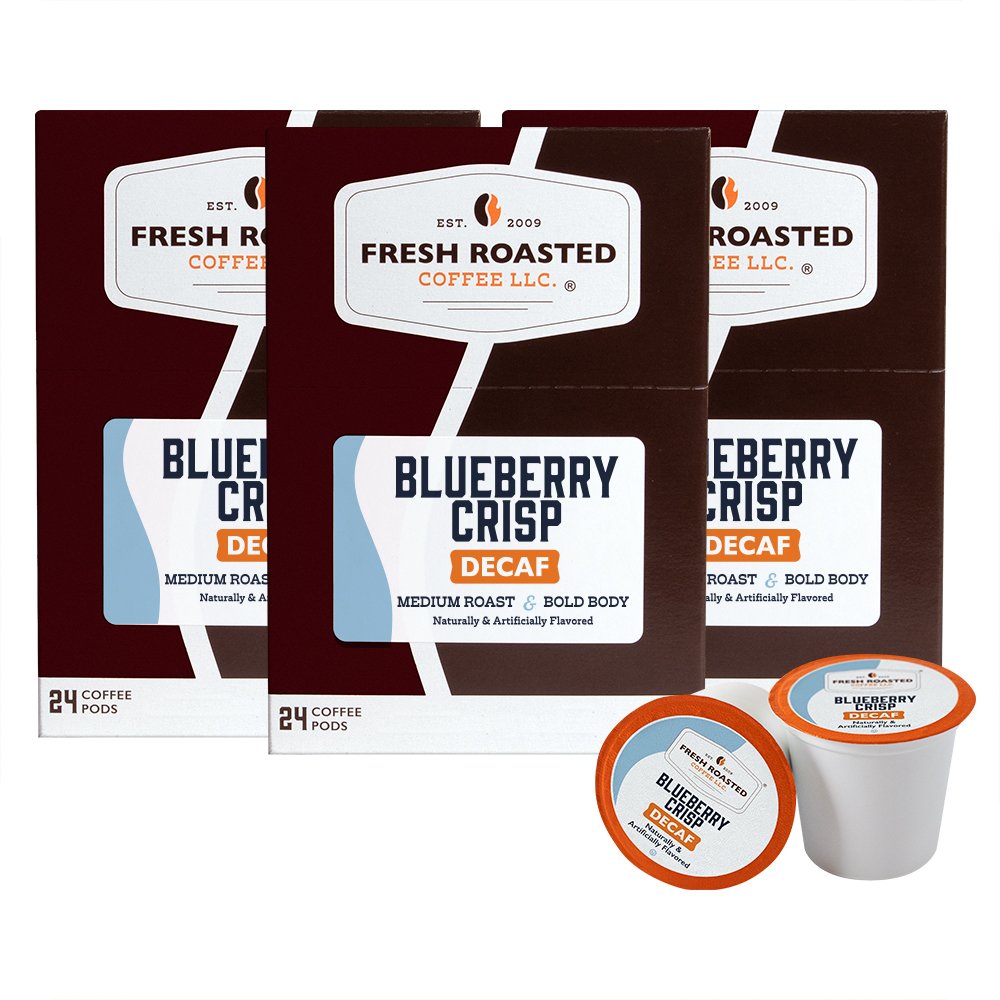 Decaf Blueberry Crisp - Flavored Coffee Pods