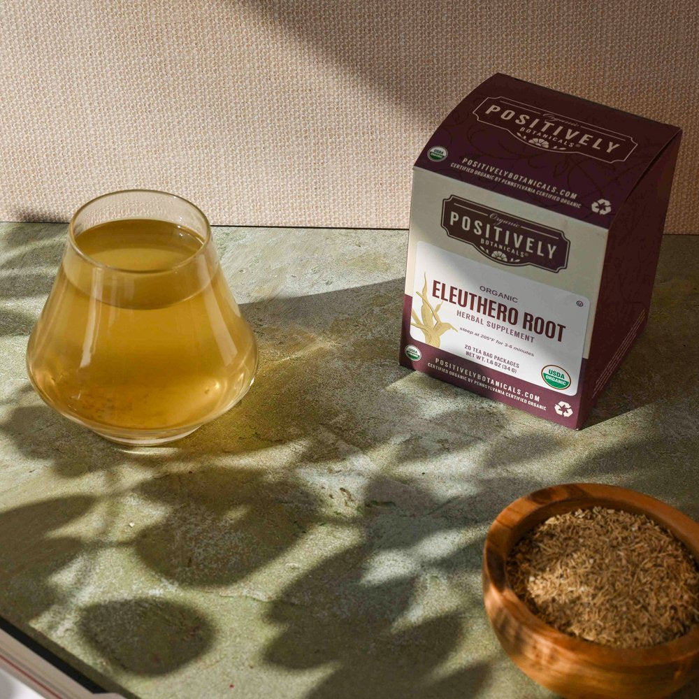 Organic Eleuthero Root - Botanical Tea Bags