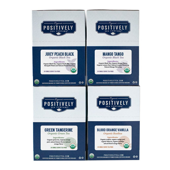 Organic Positively Tea Fruity Flavored Favorites - Classic Tea Pods