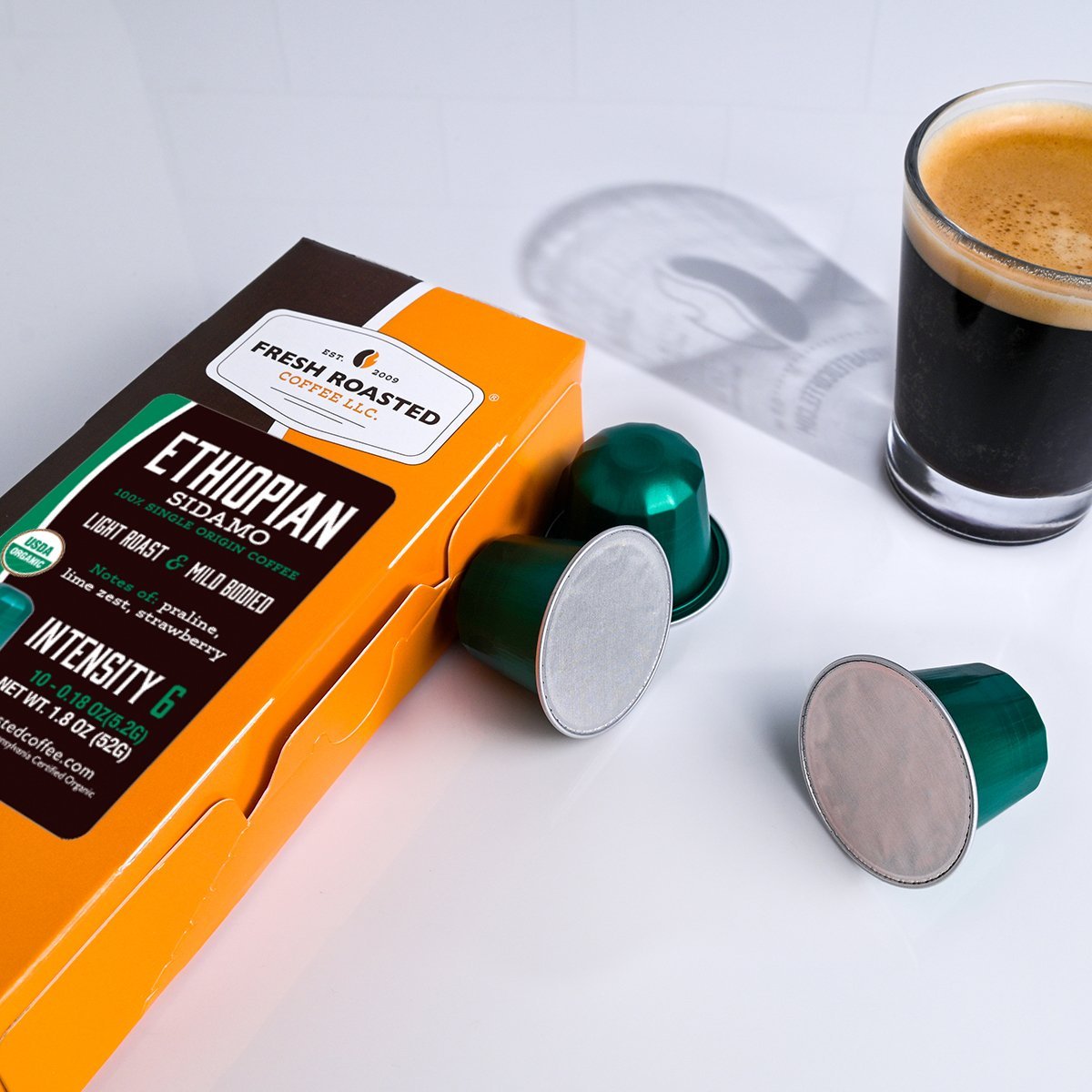 Organic Ethiopian Sidamo - Espresso Capsules