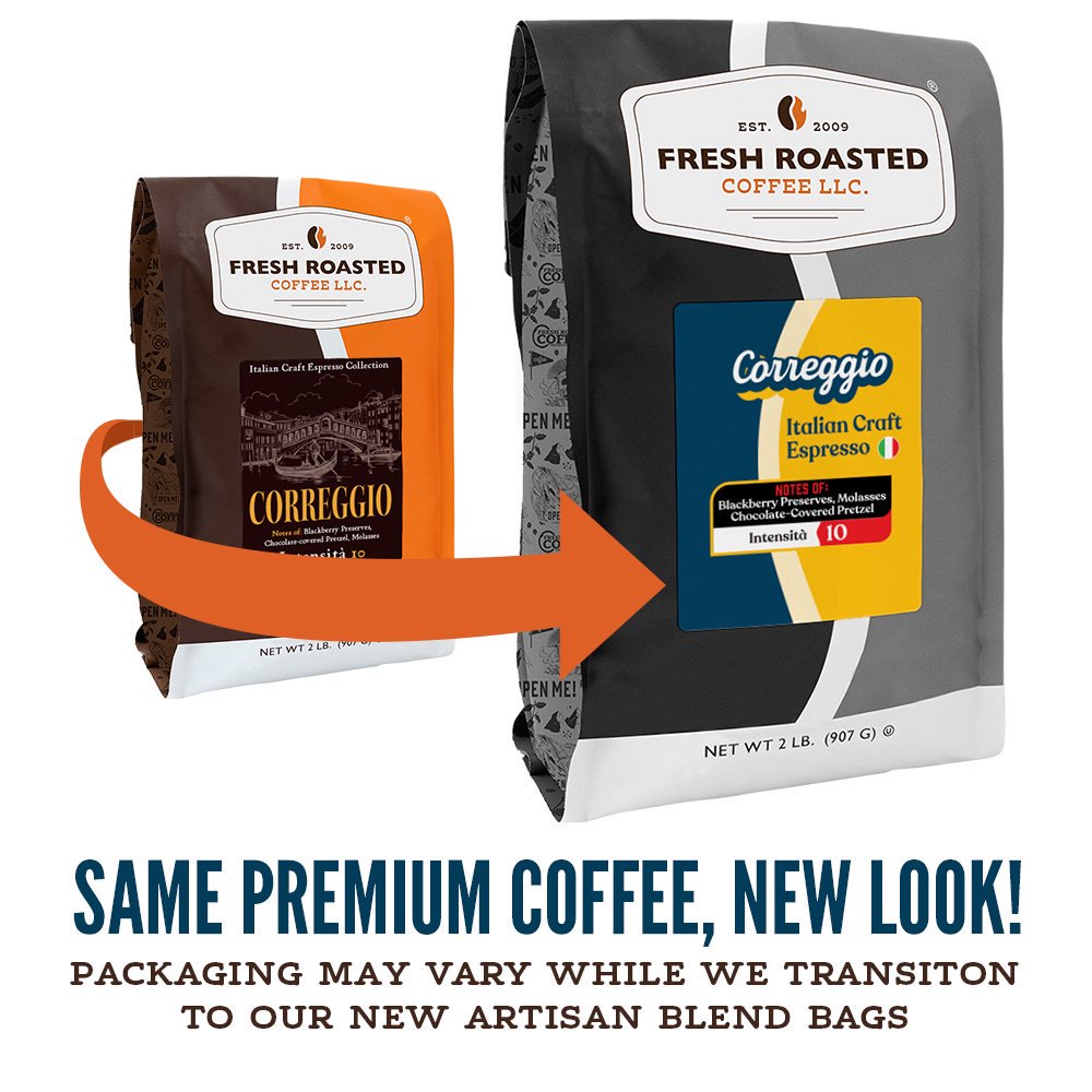 Correggio Italian Craft Coffee - Roasted Coffee