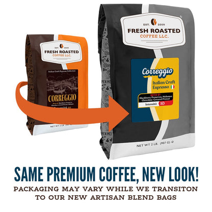 Correggio Italian Craft Coffee - Roasted Coffee