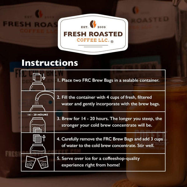 FRC Frostbite Decaf Cold Brew Filter Packs - Roasted Coffee