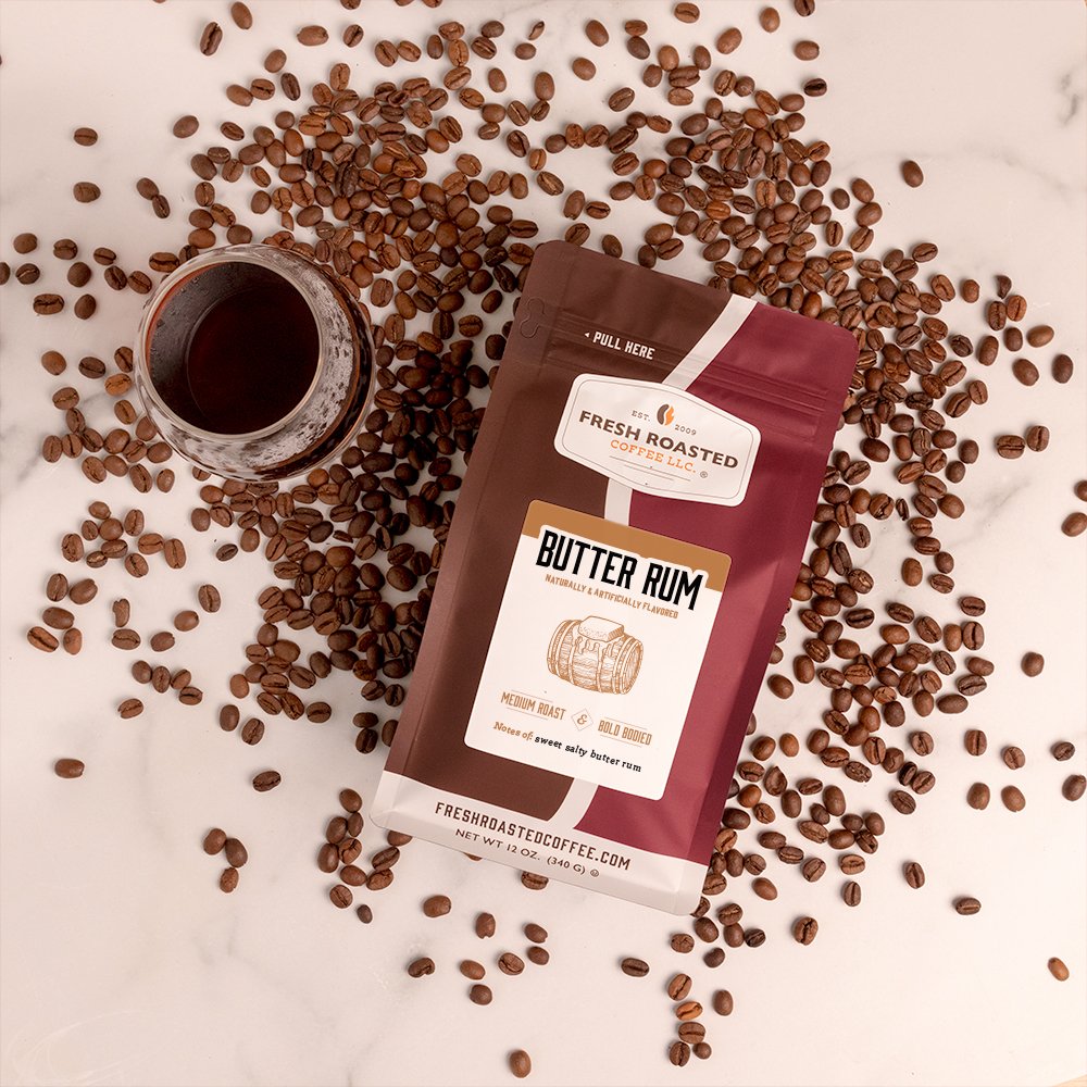 Butter Rum - Flavored Roasted Coffee