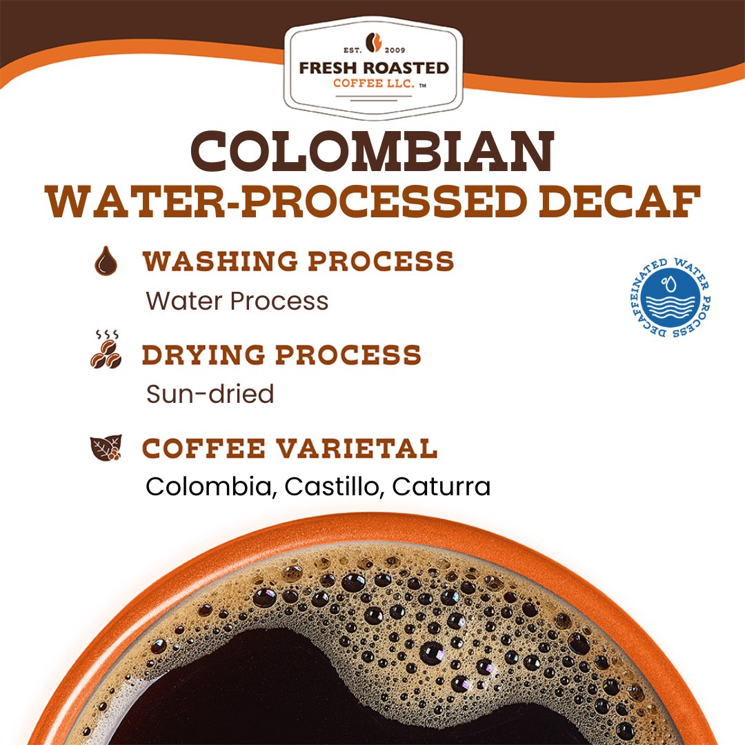 Colombian Water-Processed Decaf - Roasted Coffee