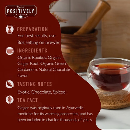 Organic Chocolate Chai Rooibos - Classic Tea Pods