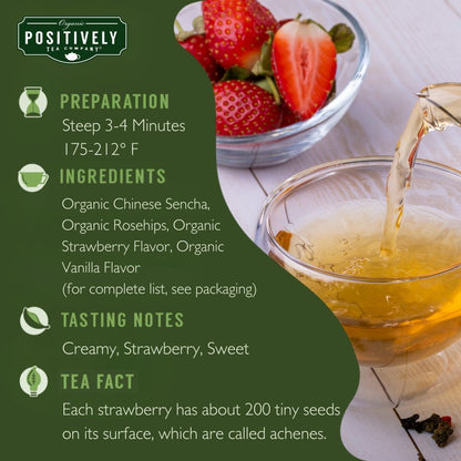Organic Strawberries and Cream - Tea Bags