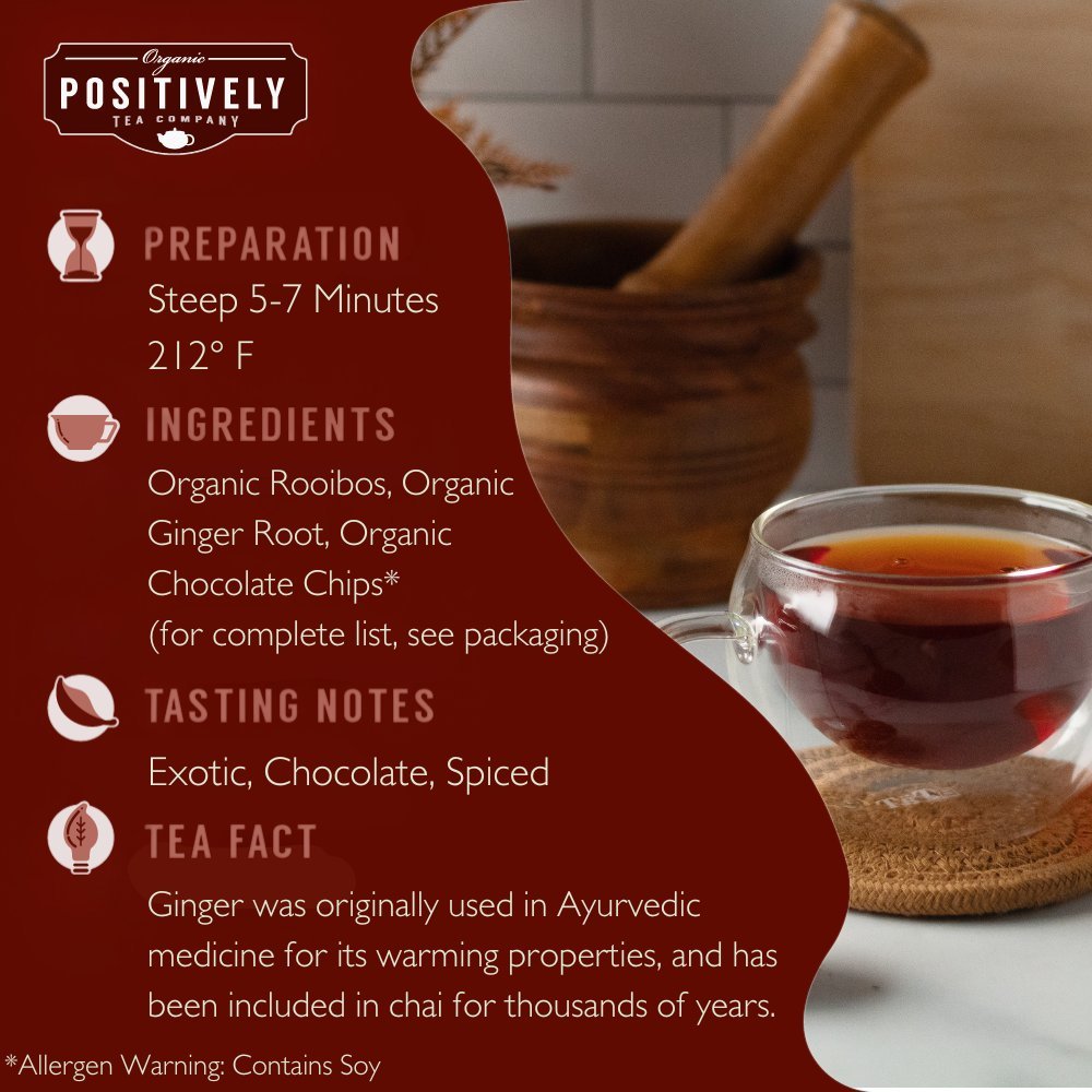 Organic Chocolate Chai Rooibos - Loose Leaf Tea – Fresh Roasted Coffee