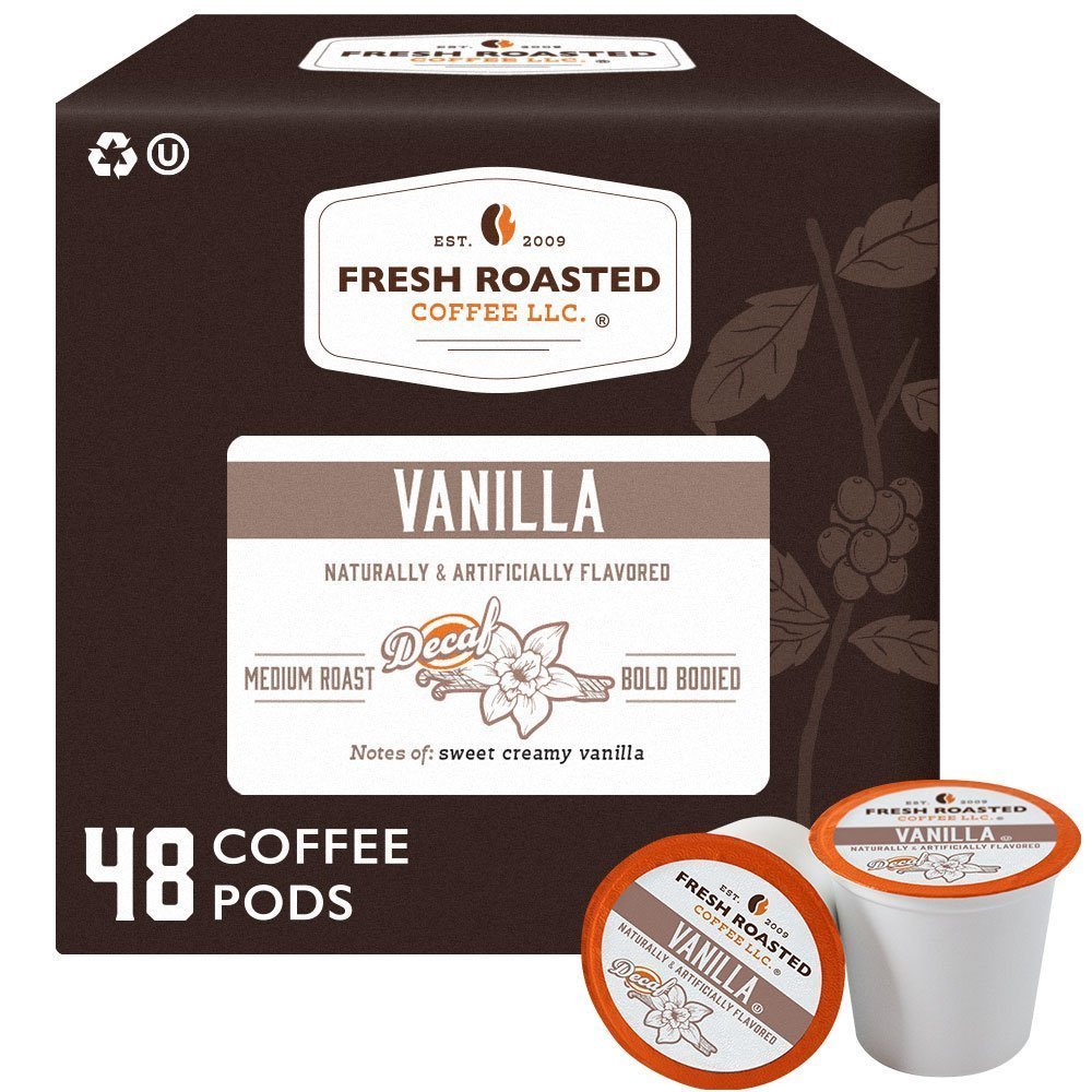Decaf Vanilla - Flavored Coffee Pods
