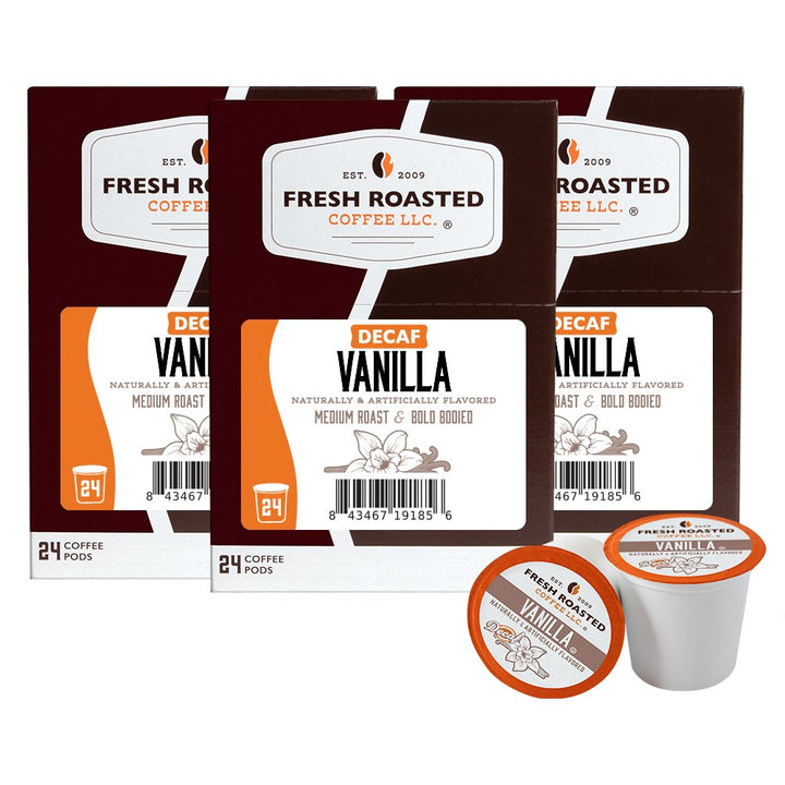 Decaf Vanilla - Flavored Coffee Pods